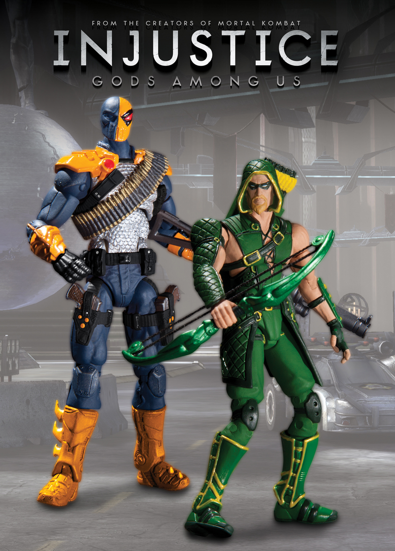 Illustration for article titled Injustice Action Figures Let You Plan Superhero Fights in Your Bedroom